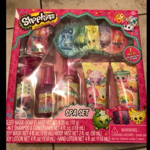 Shopkins Spa Set Kids Gift Set Brand New: